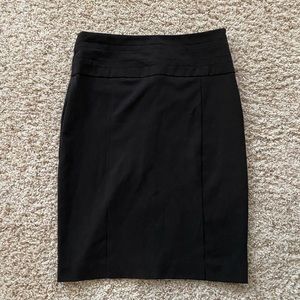 Simple Black Pencil Skirt